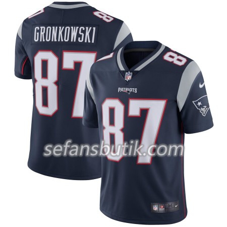 New England Patriots Tröjor Rob Gronkowski 87 Nike Navy - Herr New England Patriots Tröjor Rob Gronkowski 87 Nike Navy - Herr